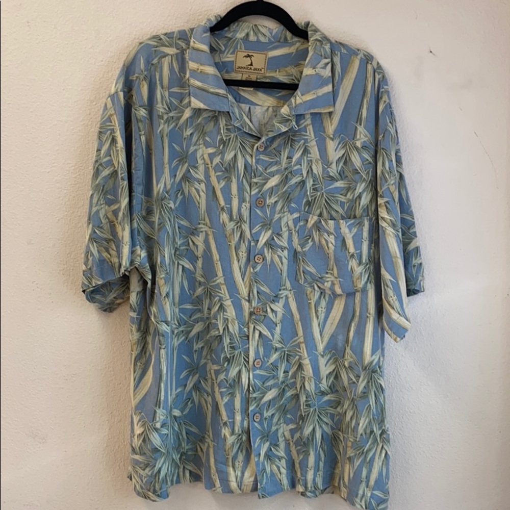 Jamaica Jaxx Short Sleeve Button Up Bamboo XL